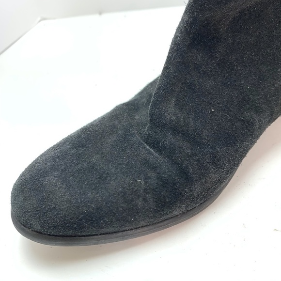 MIA EMERSON Genuine Leather Ankle Booties Black 10 - Picture 7 of 16